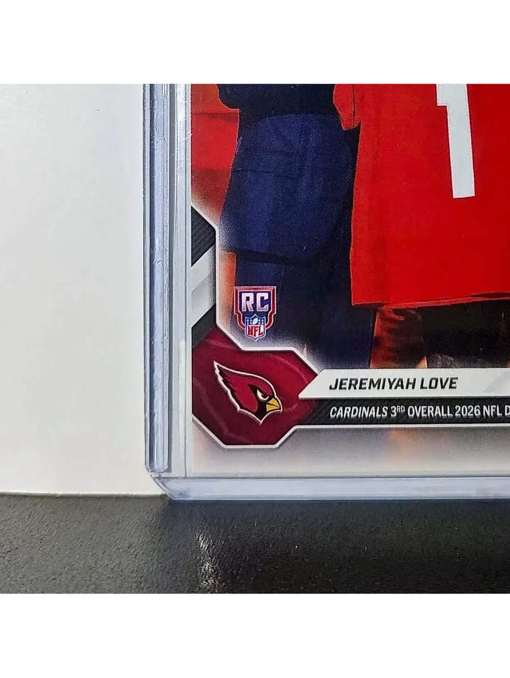 Jeremiyah Love Rookie 2026 Topps Now Draft Night #JLOV Card Arizona Cardinals